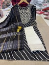 Laheriyooo Tdg Rayon Cotton Embroidery Kurti With Bottom Dupatta Wholesale Online